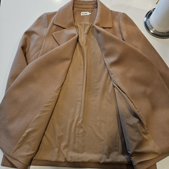 The Reset R Label Wool Coat - Picture 3 of 5